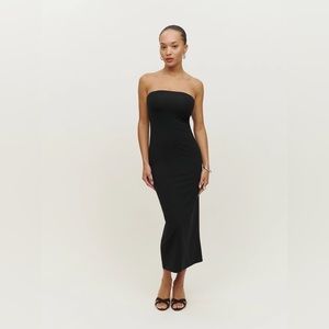 NWT! reformation ryden knit navy blue dress